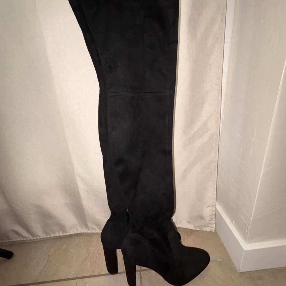 Aldo Black Over the Knee Boots
